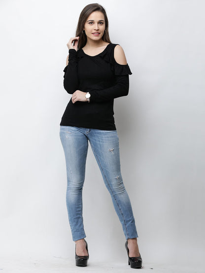 Black Solid Top