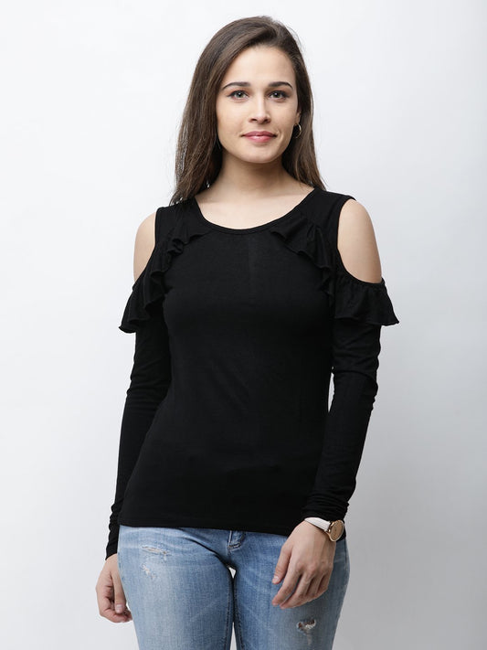 Black Solid Top