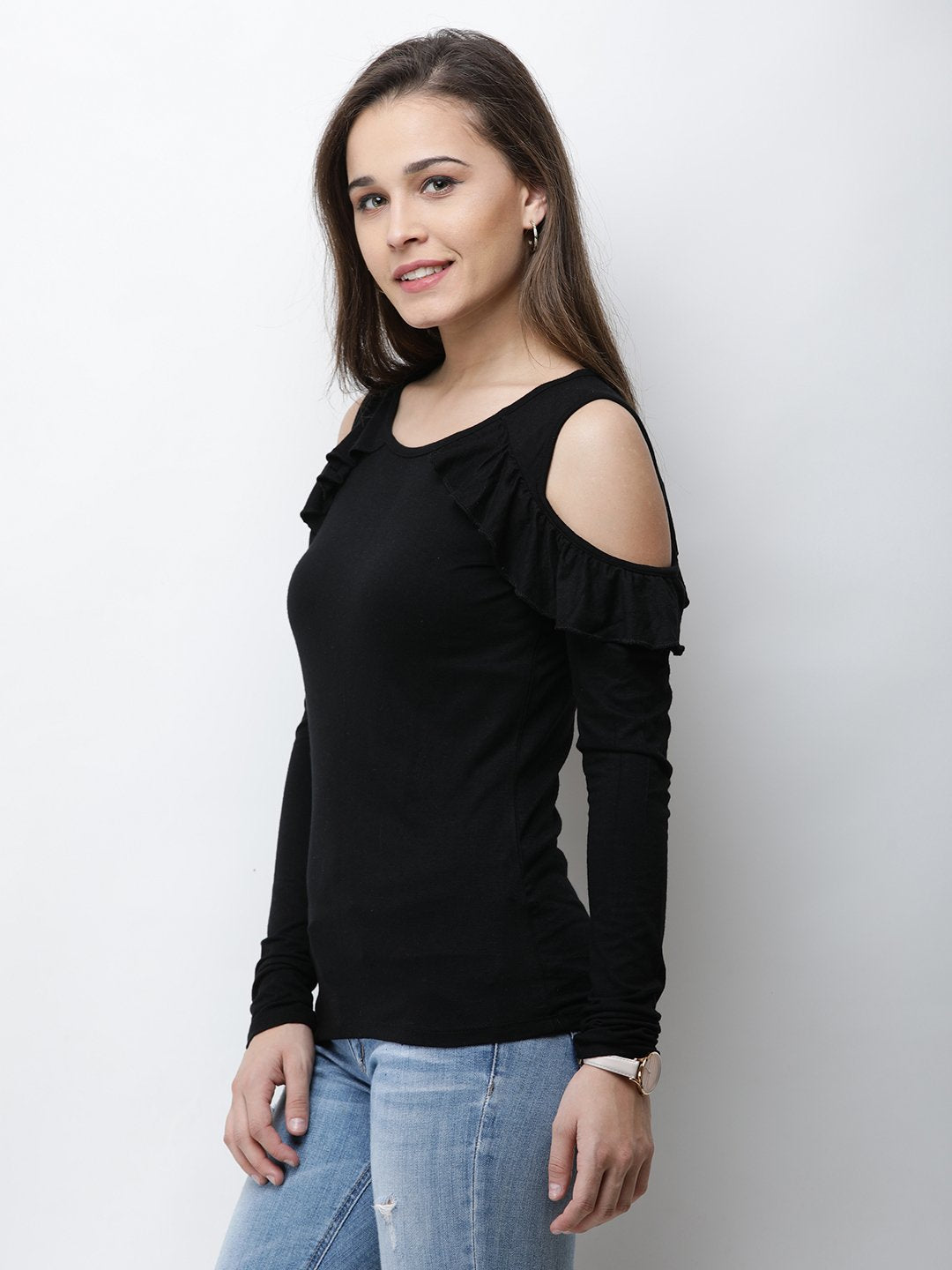 Black Solid Top