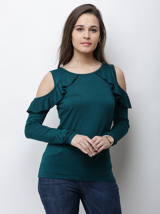 Dark Green Solid Top