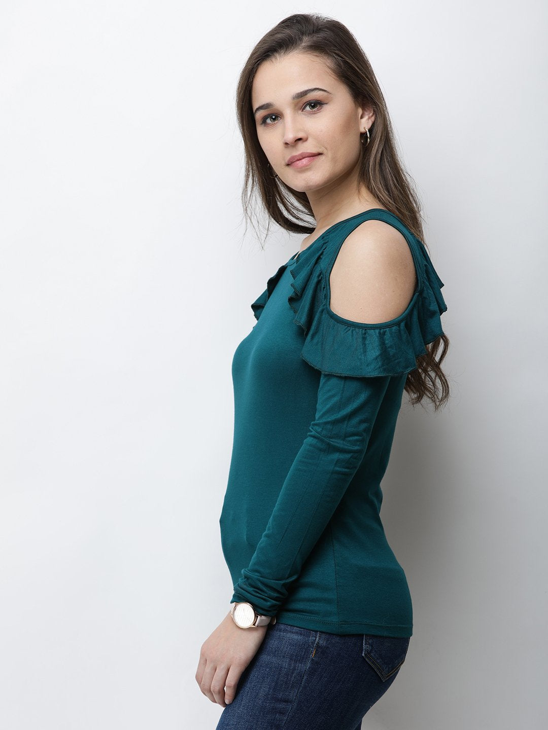 Dark Green Solid Top