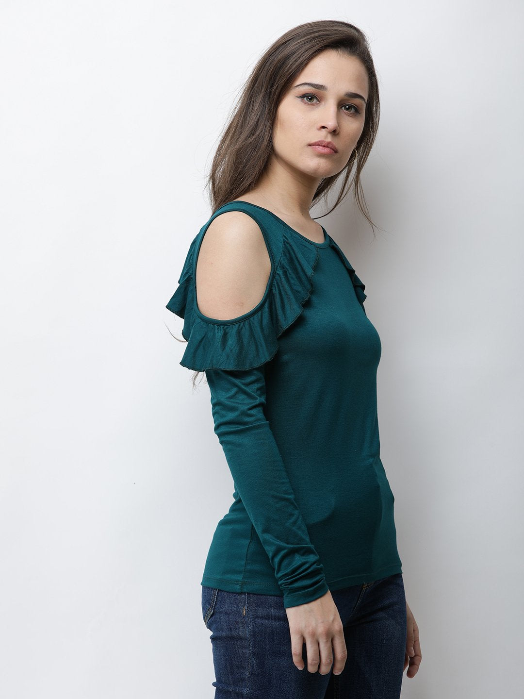 Dark Green Solid Top
