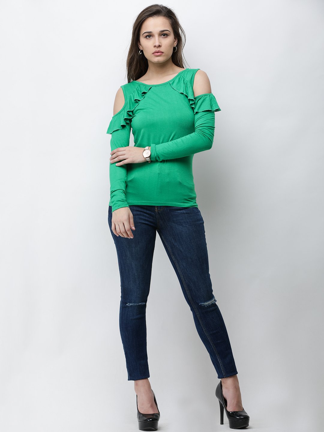 Green Solid Top