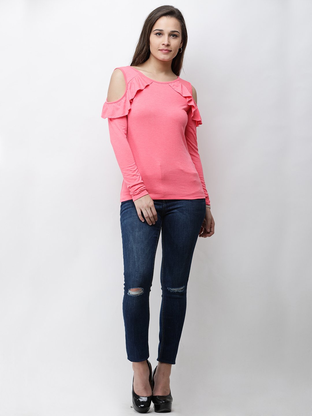 Pink Solid Top