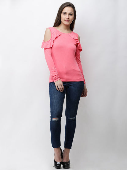 Pink Solid Top