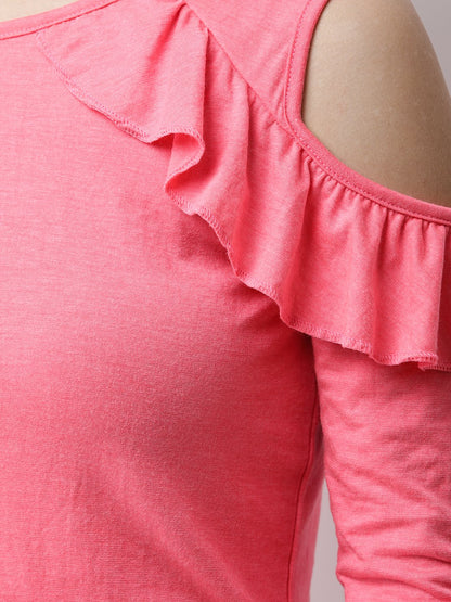 Pink Solid Top