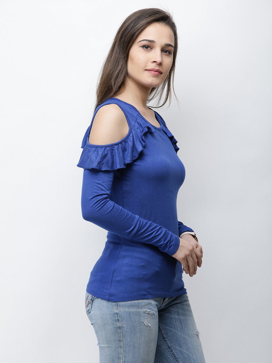 Royal Blue Solid Top