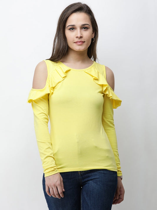 Yellow Solid Top