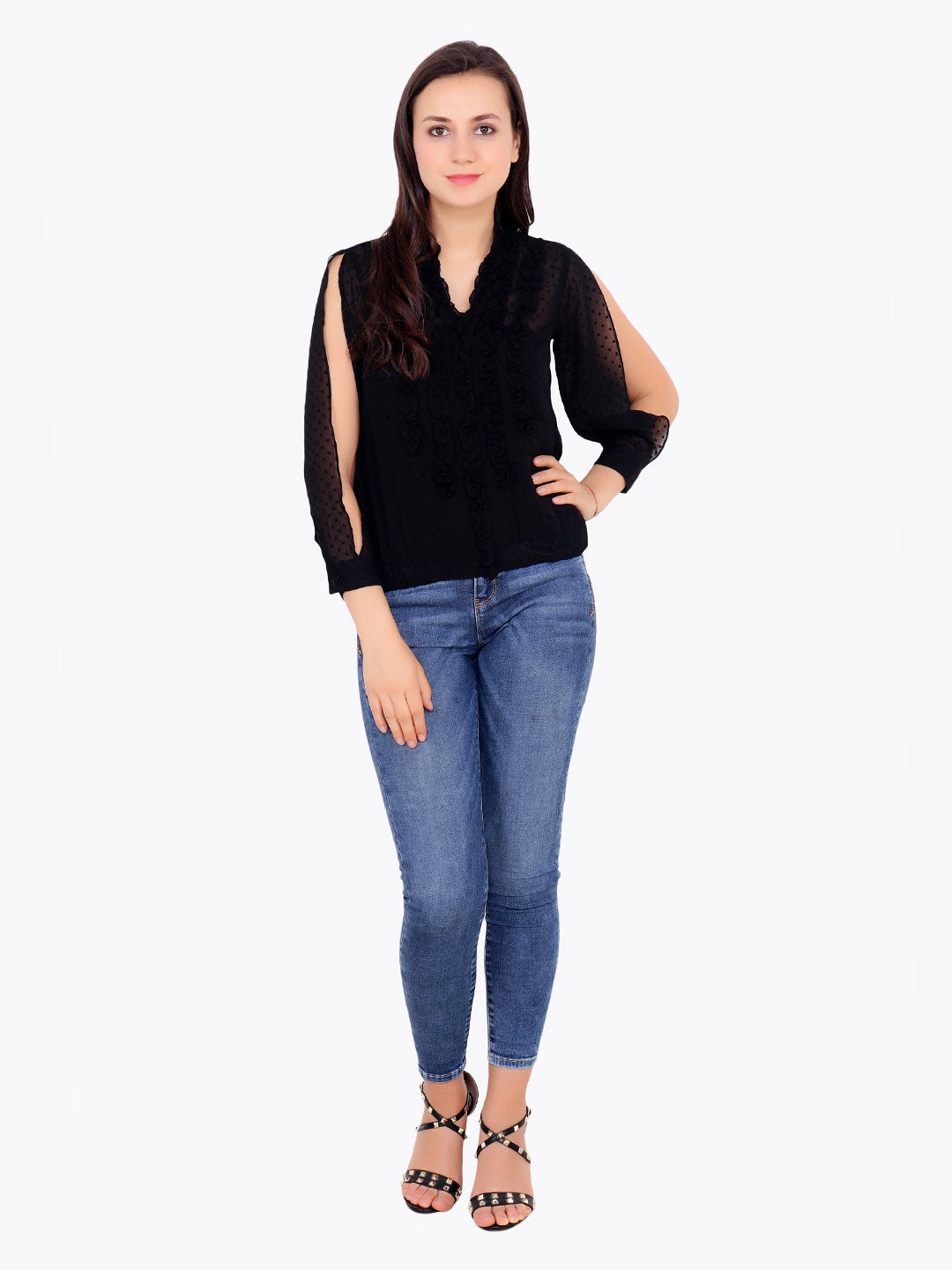 Black Solid Top