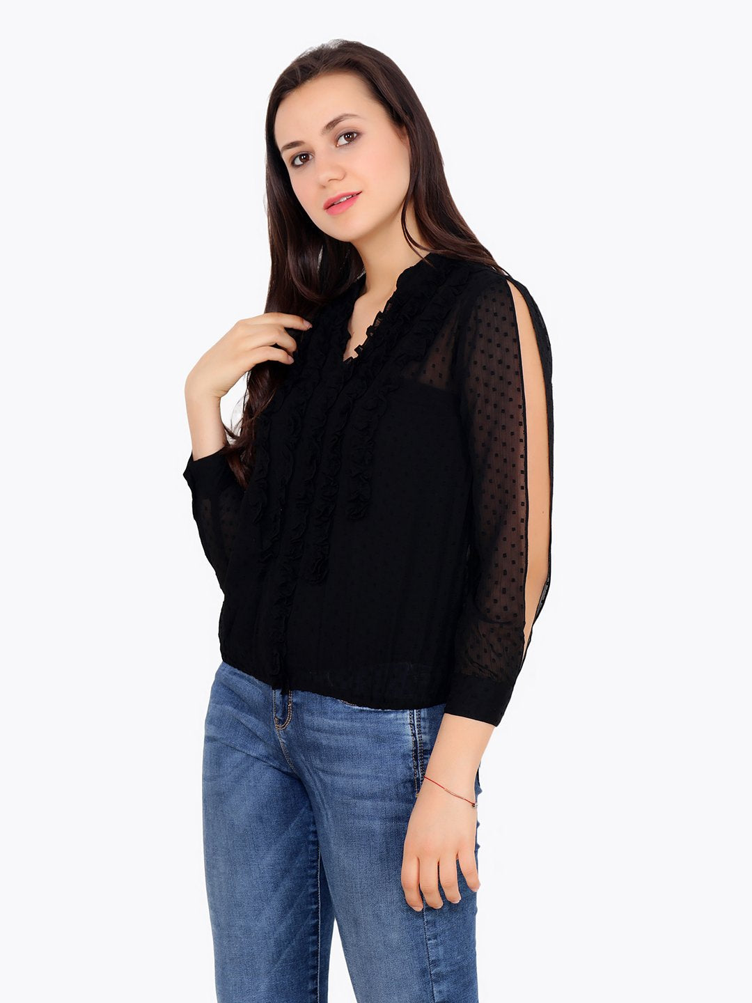 Black Solid Top
