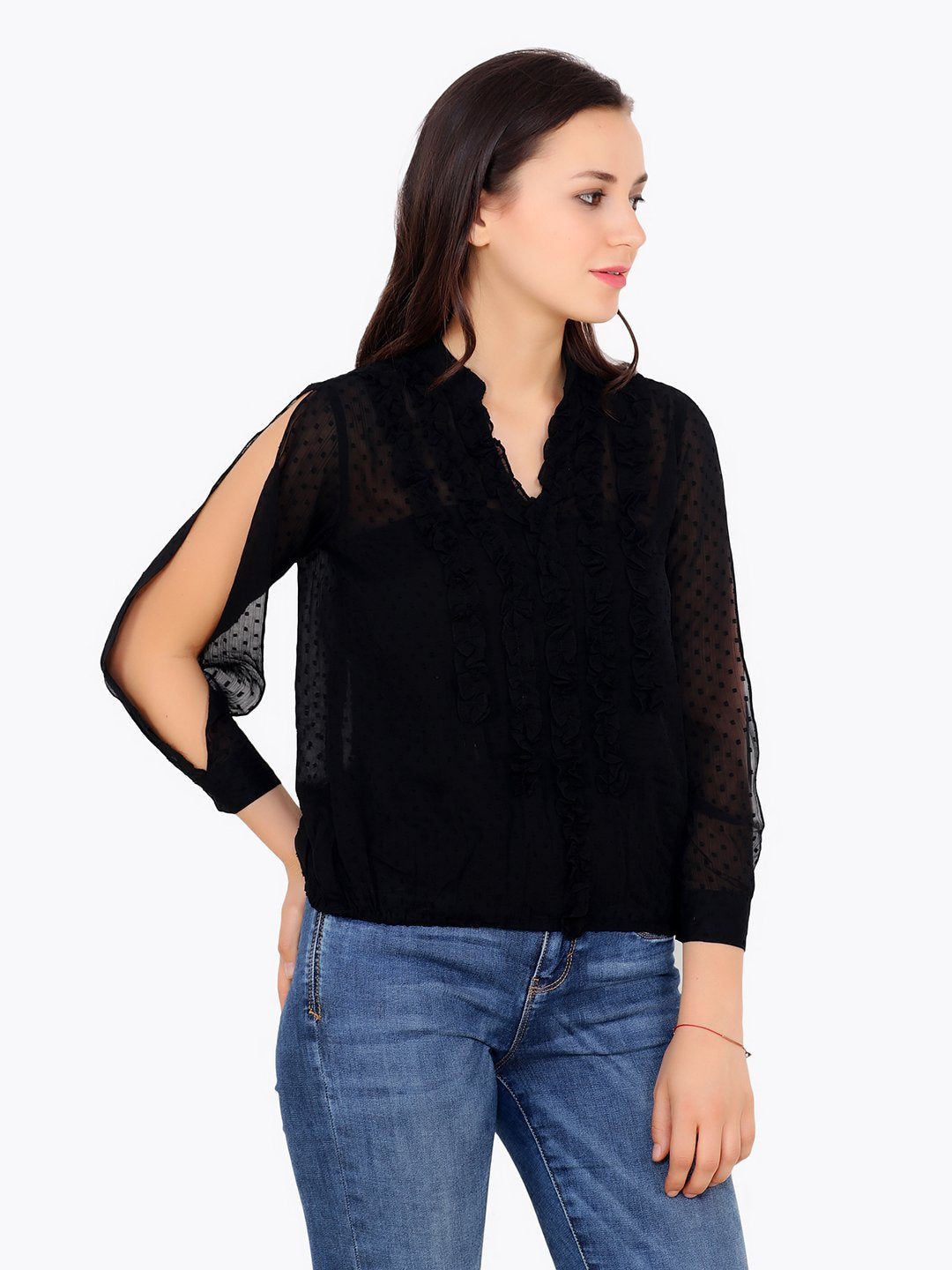 Black Solid Top