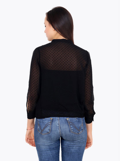 Black Solid Top