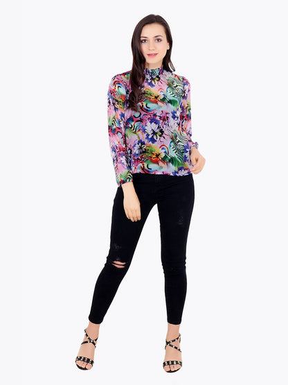 Multicolor Printed Top