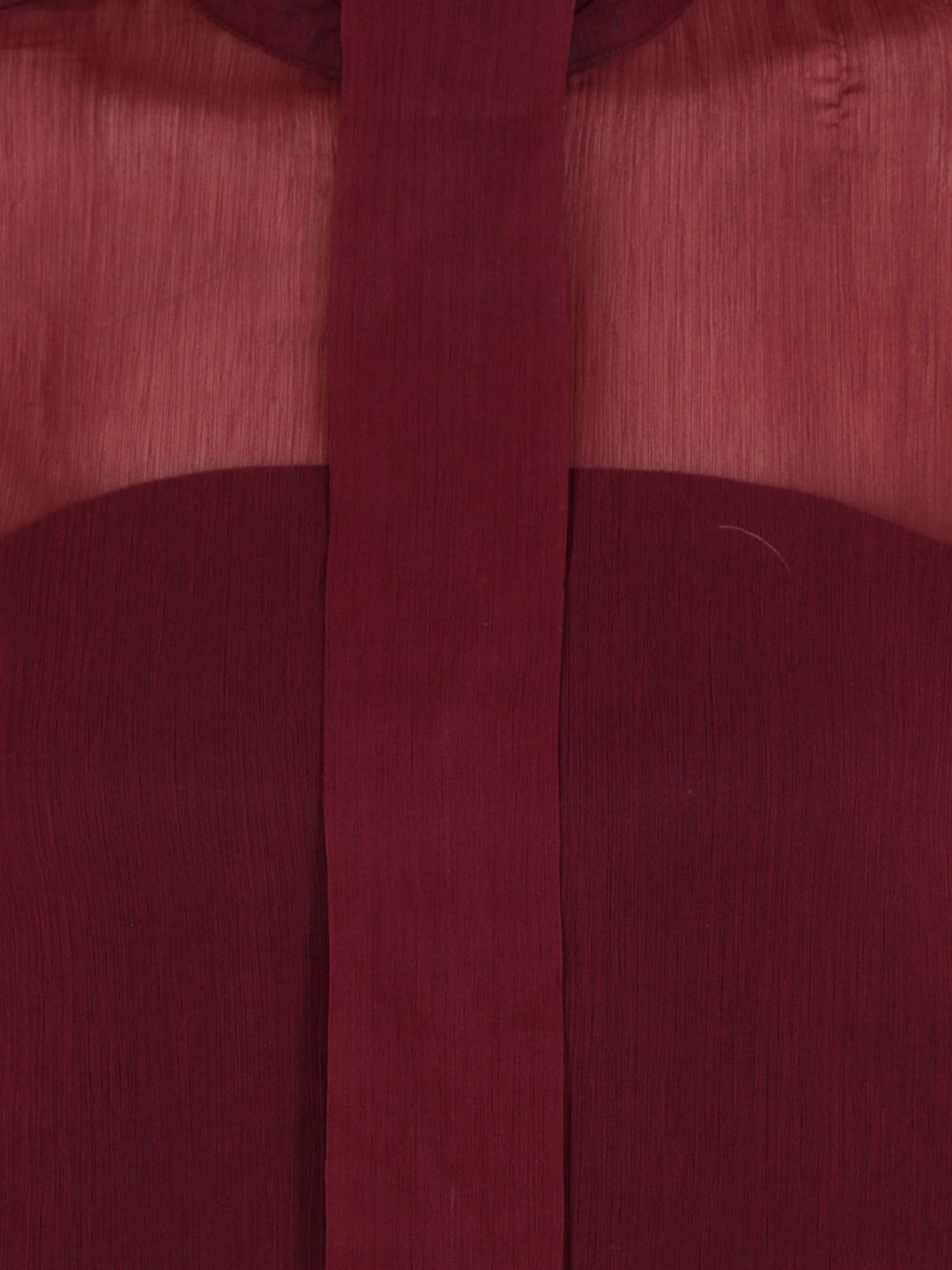 Maroon Solid Top