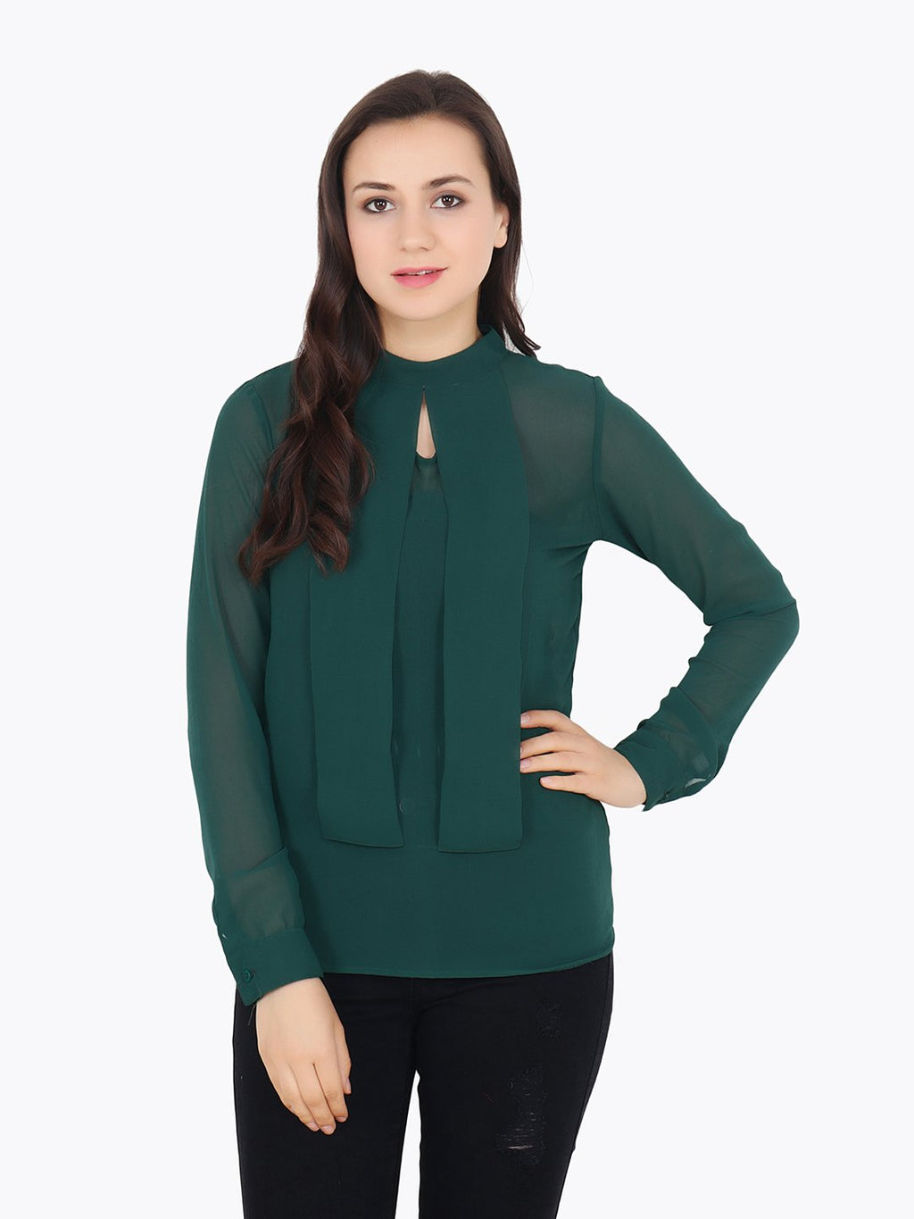 Green Solid Top