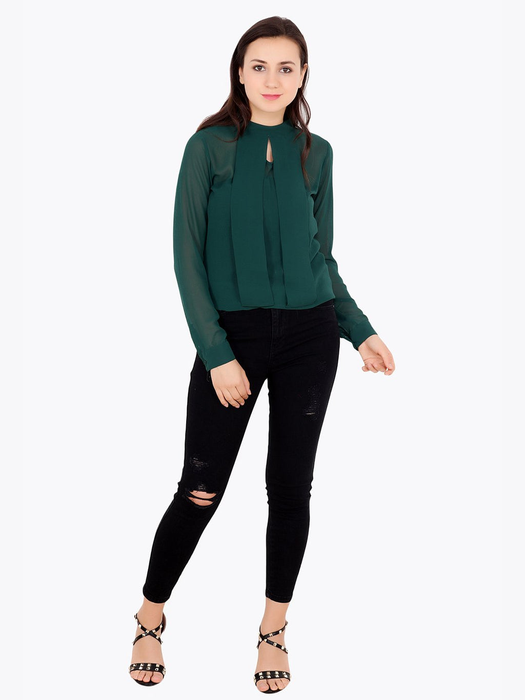 Green Solid Top