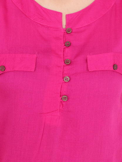 Pink Solid Top