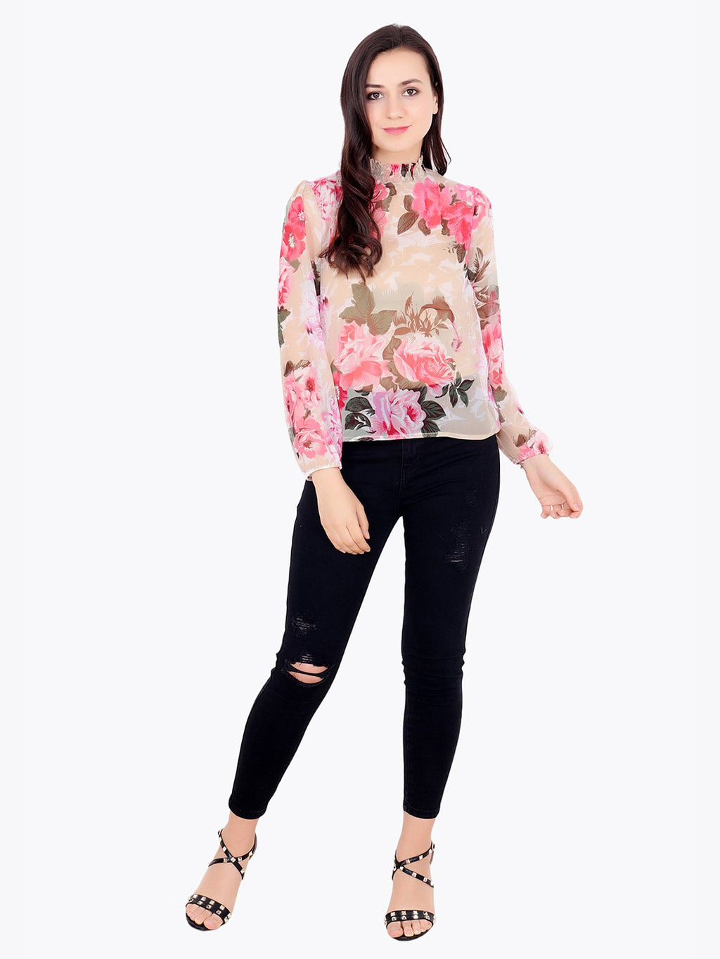 Multicolor Printed Top