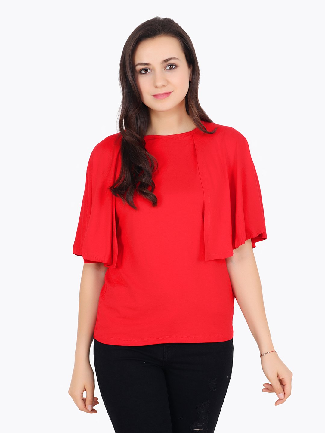Red Solid Top