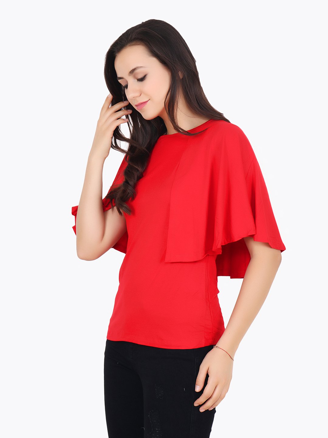 Red Solid Top