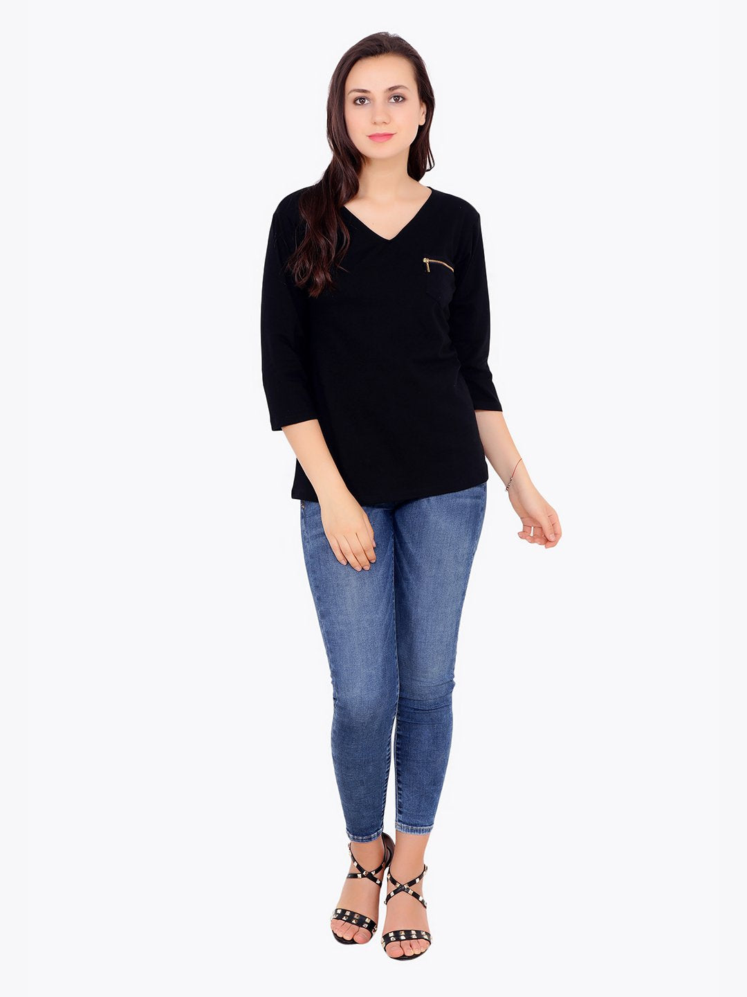 Black Solid Top