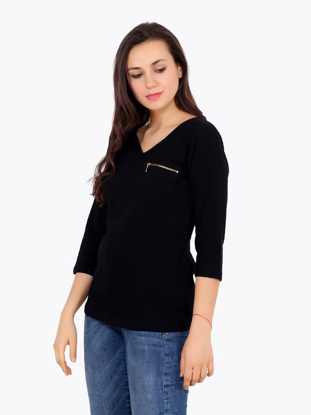 Black Solid Top
