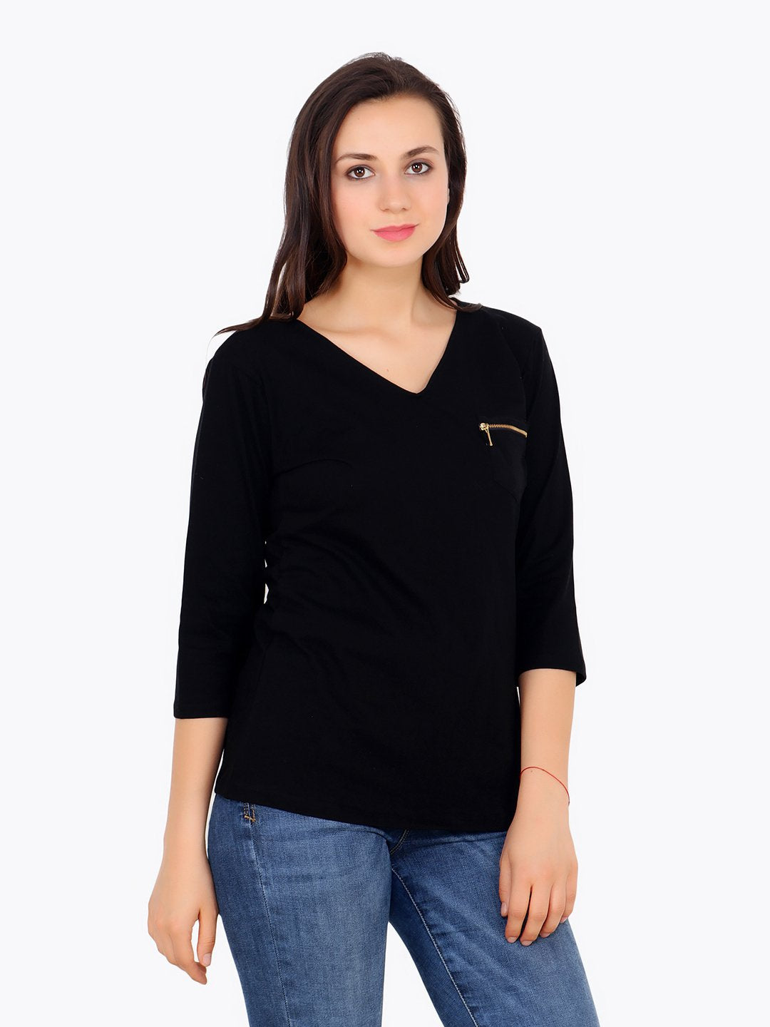 Black Solid Top