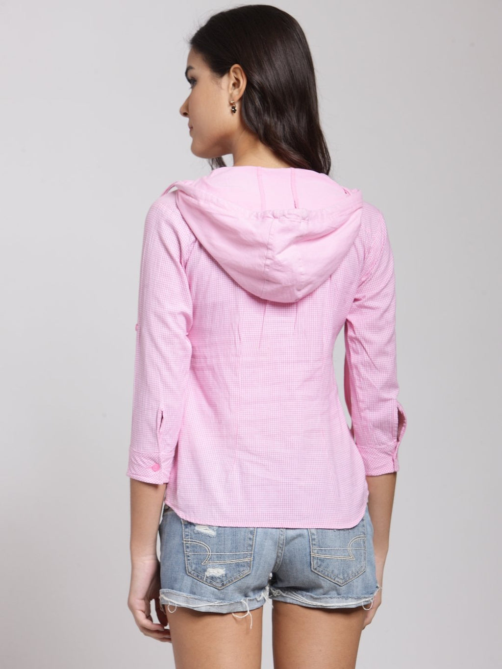 Pink Checkered Top