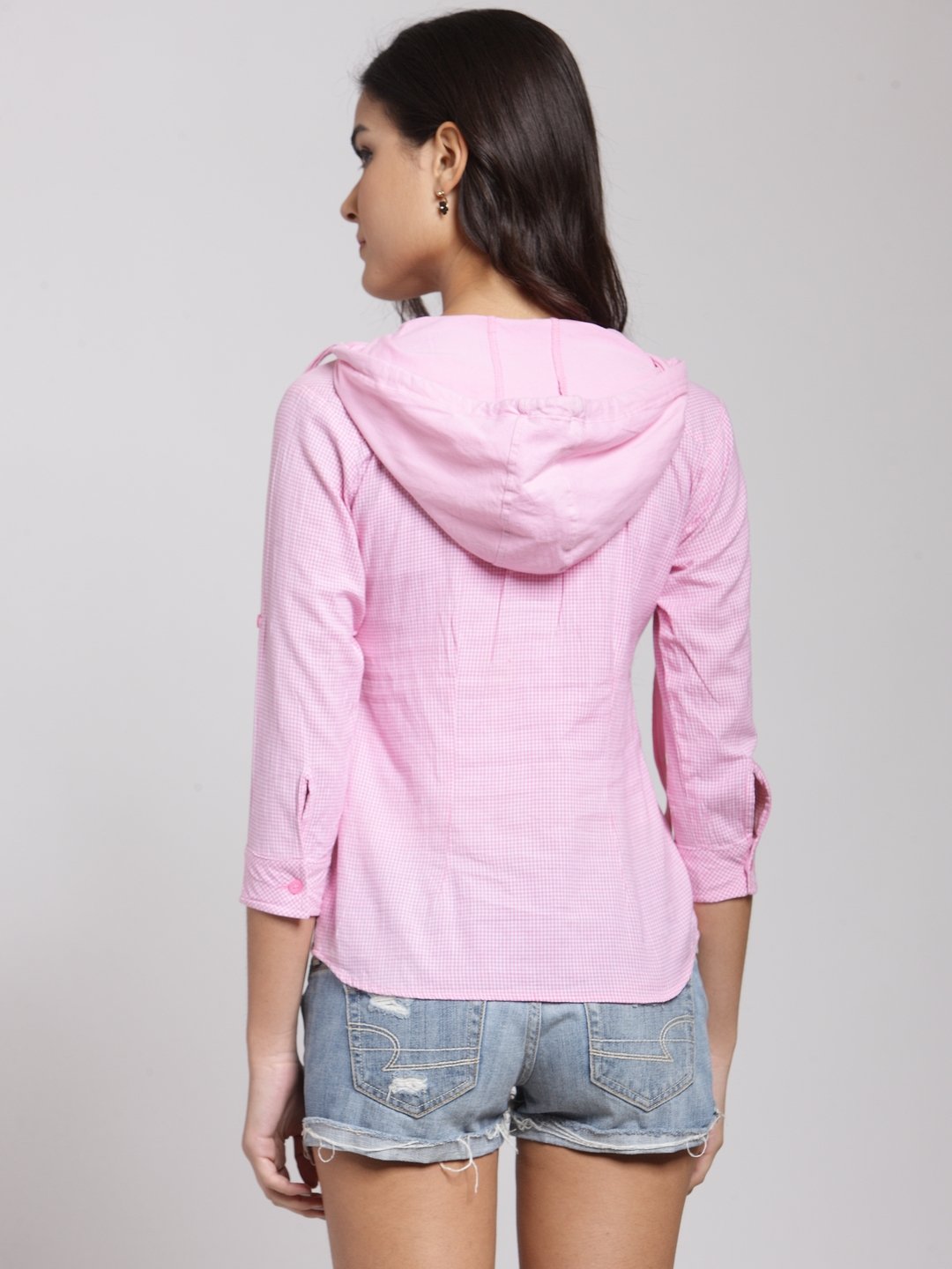 Pink Checkered Top