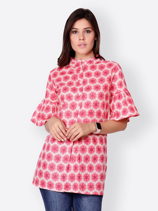 Pink Printed Tunic