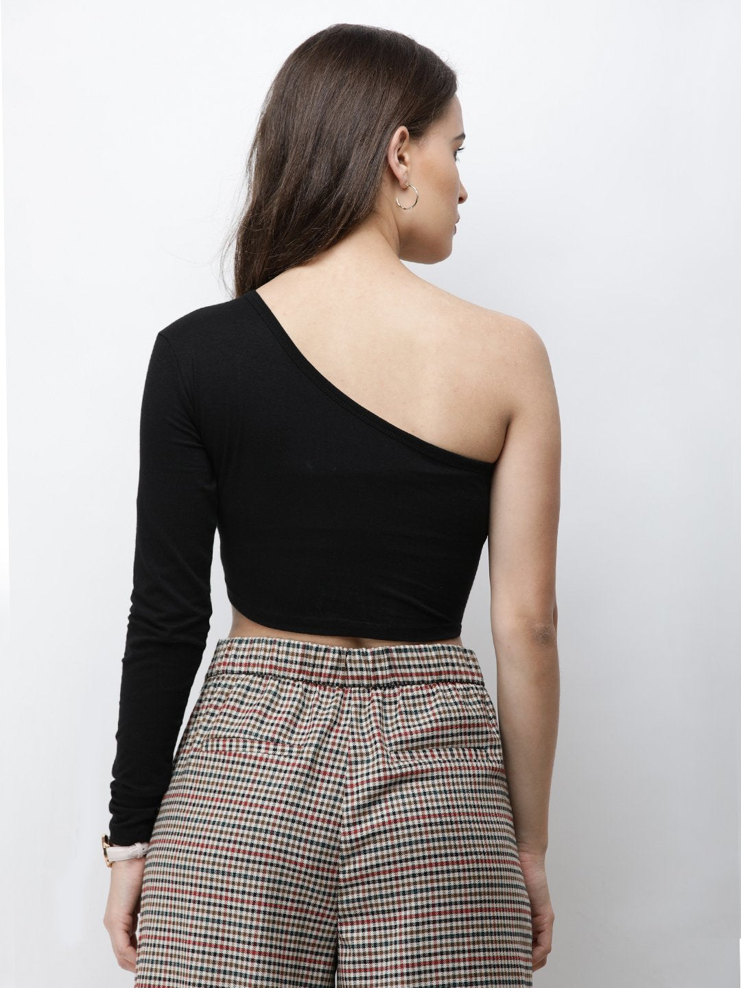 One Shoulder Crop Top