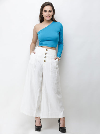One Shoulder Crop Top