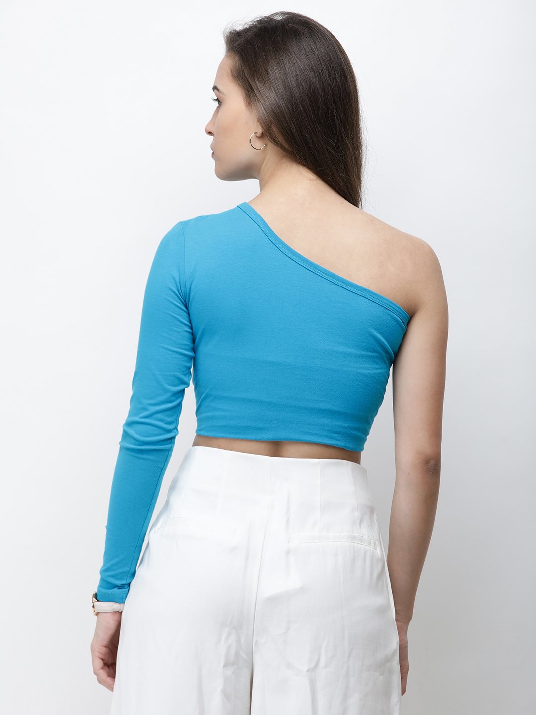 One Shoulder Crop Top