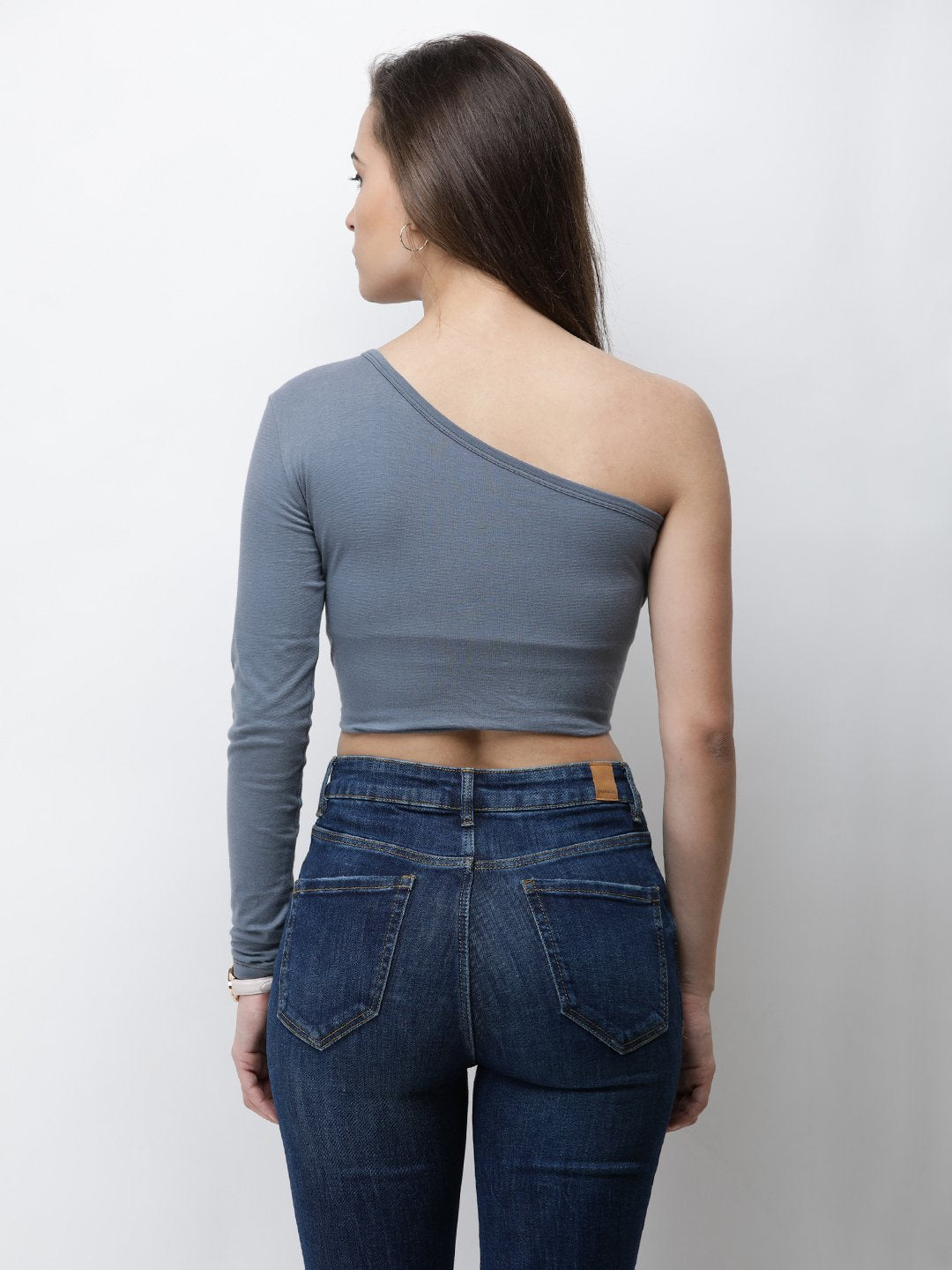 One Shoulder Crop Top