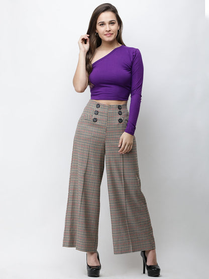 One Shoulder Crop Top