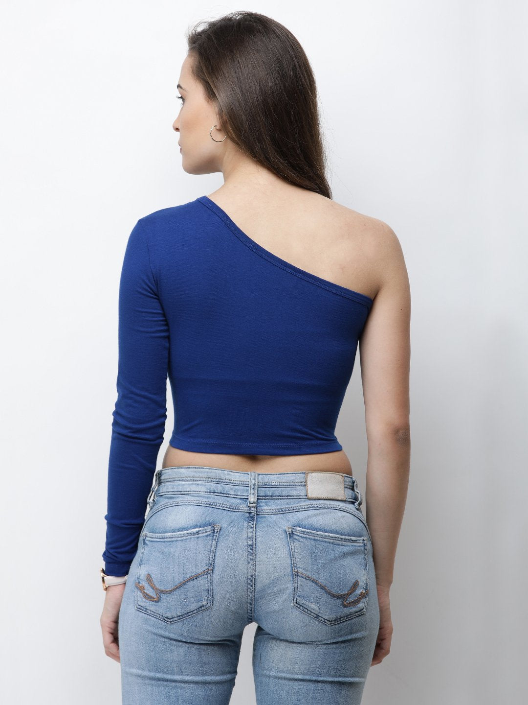 One Shoulder Crop Top