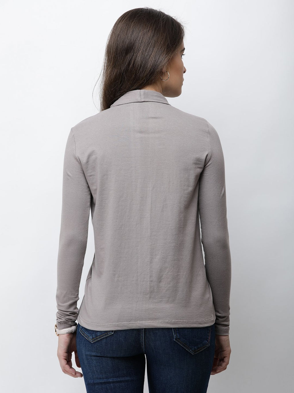 Beige Solid Top