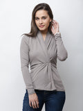 Beige Solid Top