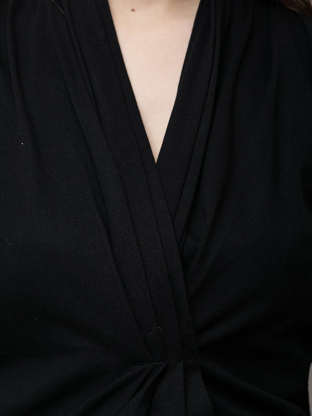 Black Solid Top