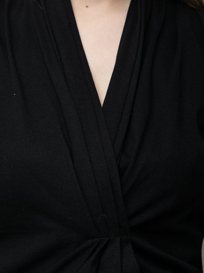 Black Solid Top