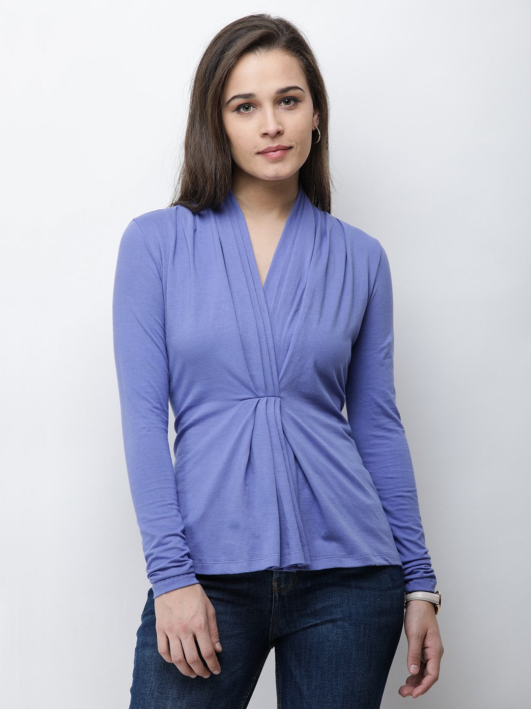purple Solid Top