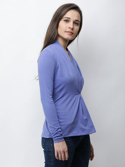 purple Solid Top