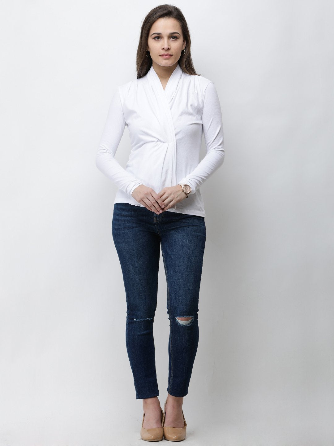 White solid Top