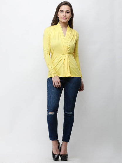 Yellow Solid Top