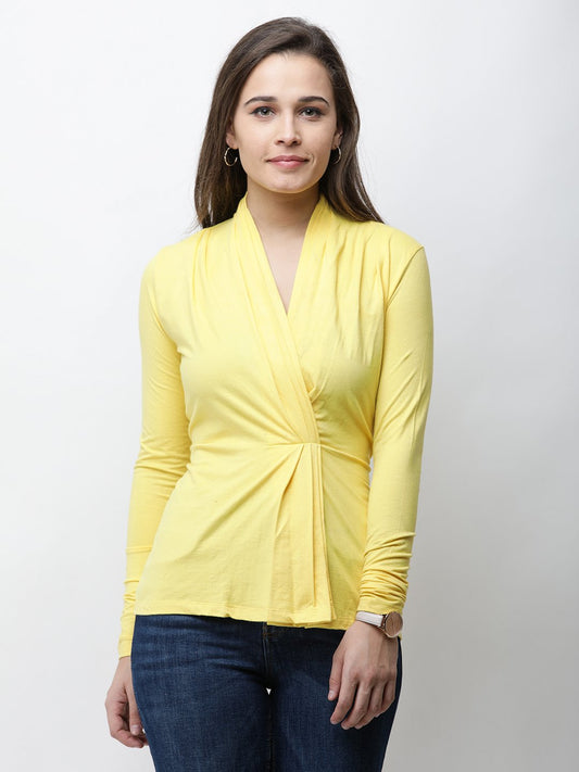 Yellow Solid Top