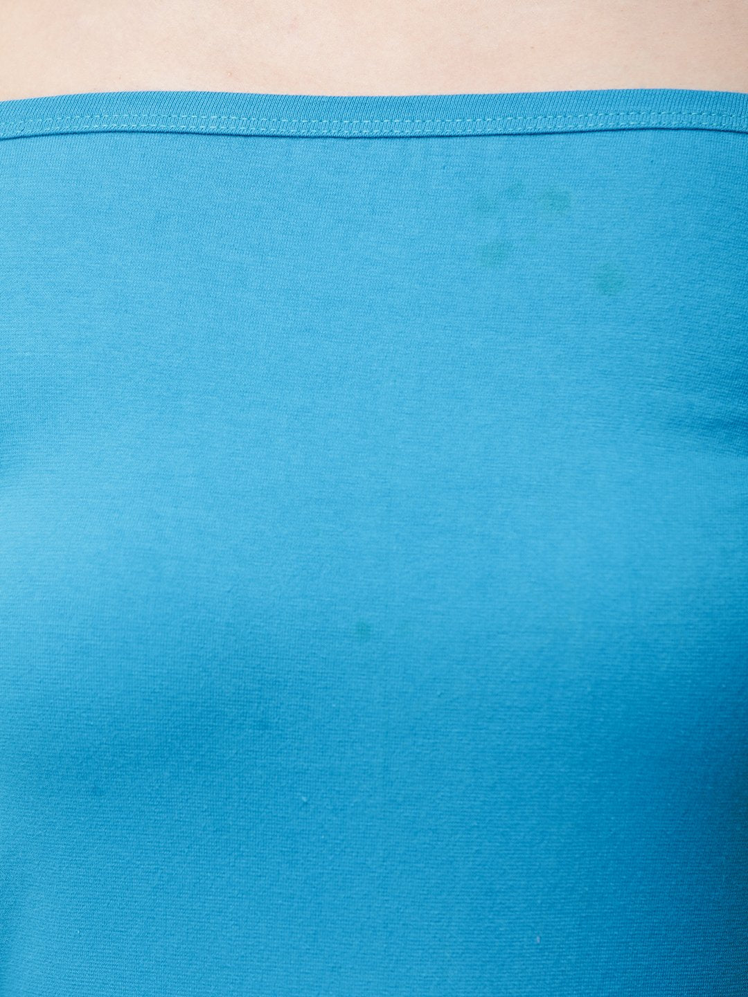 Blue Solid Top