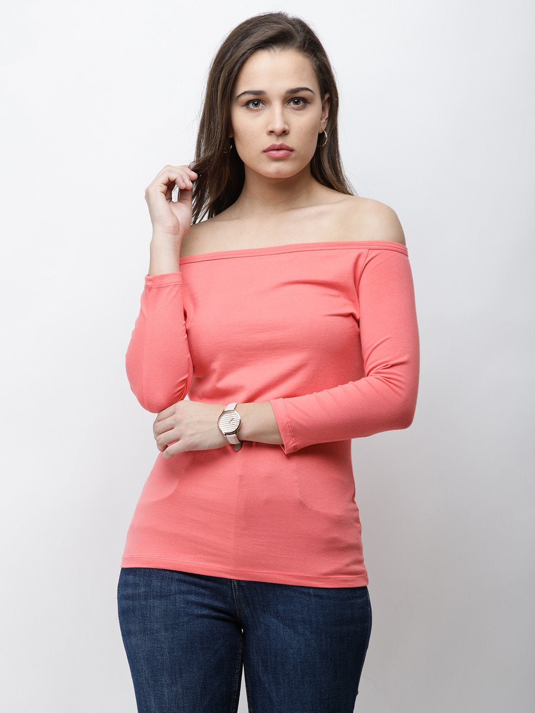 Coral Solid Top