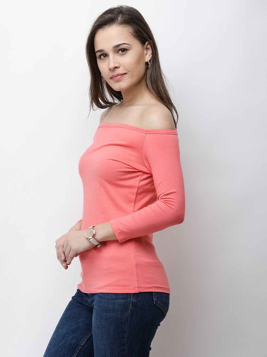 Coral Solid Top