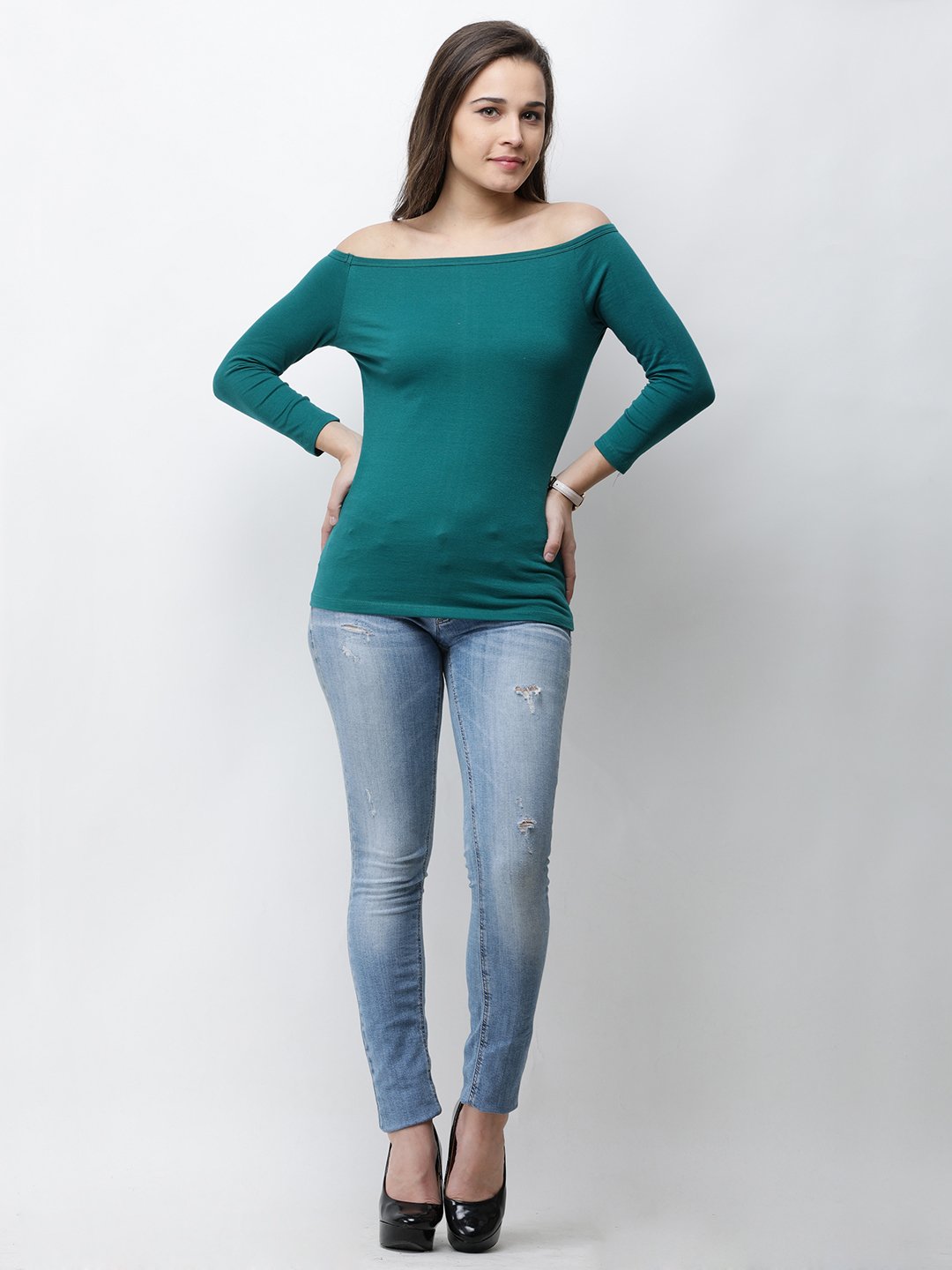 Green Solid Top