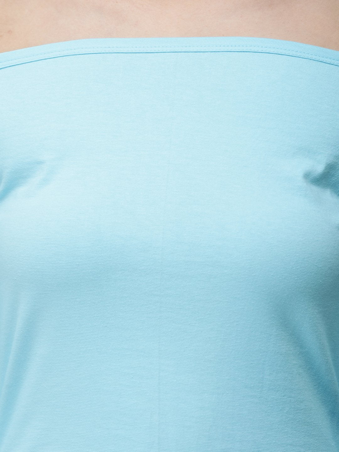 Blue Solid Top